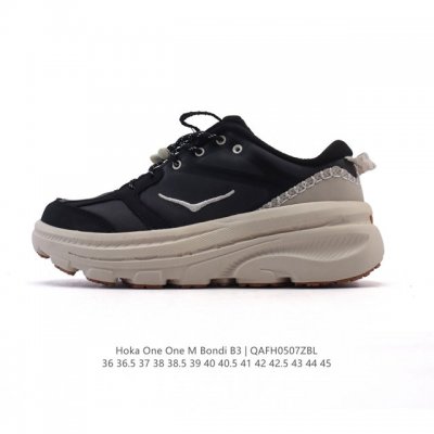 新品公司级 Hoka One One Bondi B3Ls联名运动鞋Hoka One One Bondi B3Ls 舒适防滑耐磨 低帮跑步鞋 男女同款运动鞋 出
