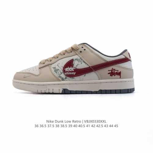 公司级 耐克 Nike Dunk Low Retro 运动鞋复古板鞋 2025年新款 新年鞋子 蛇年限定。 作为 80 年代经典篮球鞋款，起初专为硬木球场打造，