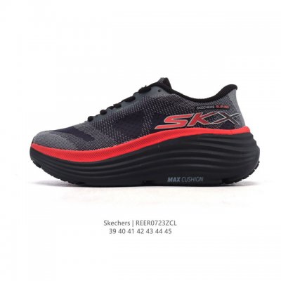 新款 Skechers 斯凯奇 男士运动跑步鞋 老爹鞋 Stamina 织物网面透气 轻便防滑 减震舒适 耐磨 复古 时尚 拼接 休闲 厚底增高运动鞋舒适百搭不