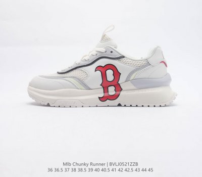 真标 全新2023春夏鞋款 NY美国榄球洋基队New York Yankees x MLB Chunky Runner Liner 莱纳系列低帮厚底老爹风休闲