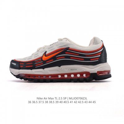 公司级 Nike耐克男女鞋 Cdg X Nike Air Max Tl 2.5 联名款复古风气垫跑鞋 缓震运动鞋 侃爷亲穿同款！鞋身自带大量 3M 反光细节，光
