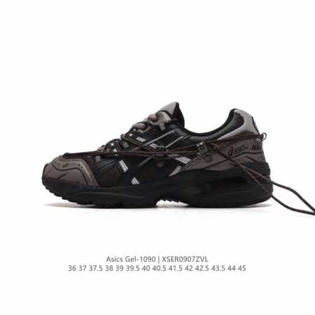 Asics亚瑟士情侣休闲鞋gel-1090男女老爹鞋运动鞋透气休闲鞋百搭舒适跑鞋复古时尚运动鞋，亚瑟士asics Gel-1090是一款可休闲可运动的好鞋。它采 - 点击图像关闭