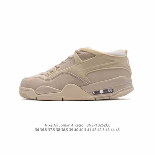 耐克 Nike Air Jordan 4 Retro OG 低帮 迈克尔 乔丹AJ4代乔4 复古休闲运动文化篮球鞋。秉承轻量化的速度型篮球鞋设计思想完成设计，降