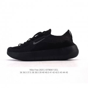新品 耐克 Nike Free 2025 男女子跑步训练鞋 Hf1078-002 Free 2025 公路运动跑步鞋，采用 Flyknit 飞织材料，助你在运动
