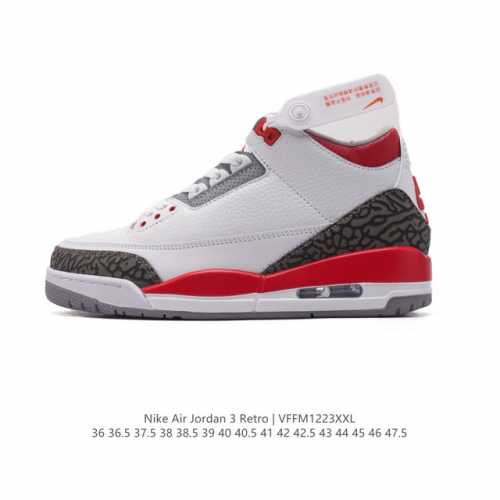 公司级 耐克 乔丹 Aj3 耐克 Nike Air Jordan 3 Retro Se 乔3 复刻篮球鞋 乔丹3代 三代 男女子运动鞋，作为 Aj 系列中广受认