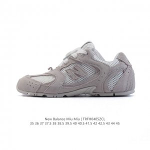 新百伦 Miumiu X New Balance 2025年联名 Nb系列跑步鞋 New Balance X Miu Miu 530 Sl 透气皮革网面拼接鞋面