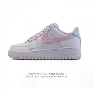 头层皮 耐克 Nike Air Force 1 '07 Low 空军一号含气垫 小白鞋 2025年 蛇年新款 低帮百搭厚底增高休闲运动板鞋。柔软、弹性十足的缓震