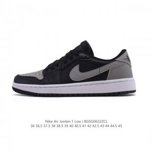 公司级 耐克 乔丹Air Jordan 1 Low Aj1 乔1 乔丹1代Aj1 低帮复古文化休闲运动篮球鞋。从1985 年面世的元年款汲取设计灵感，采用简洁大