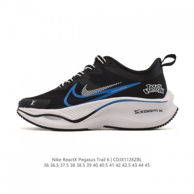 公司级 耐克 Nike Reactx pegasustrail6 男女同款越野跑步鞋夏新款耐克飞马该鞋款搭载出众回弹的 Reactx 泡绵中底，多种地面，皆可轻