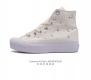 Converse All Star 匡威全明星帆布鞋 复古星空标高帮休闲运动硫化百搭板鞋 厚底增高女鞋经典帆布鞋学院风学生鞋 这个系列是匡威最古老的系列了。是匡