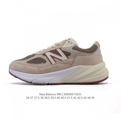 公司级 New Balance 新百伦 Nb990 真标带半码 新百伦M990系列 Nb经典休闲运动慢跑鞋 简约舒适百搭时尚复古老爹鞋 990系列是New Ba