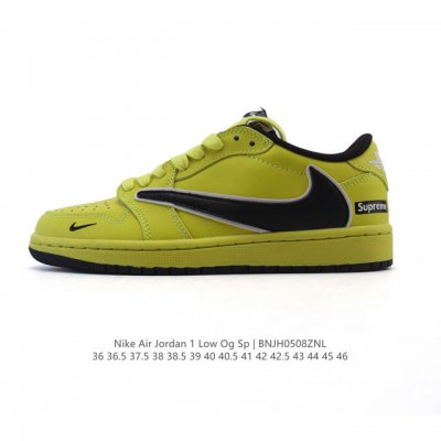 公司级 真标 耐克 Nike Air Jordan 1 Low Og Sp Military Blue Aj1乔1倒勾 2025年新款 蛇年新款 低帮篮球鞋 A