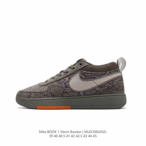 真标 新品 耐克新款男士运动鞋 厚底增高板鞋，Nikebook1Devinbooker签名球鞋时尚休闲运动篮球鞋。Devinbooker首双签名篮球鞋nikeb