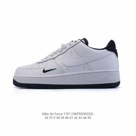 140 耐克 Nike Air Force 1 '07 Low 2025新年新款 空军一号含气垫 小白鞋 低帮百搭厚底增高休闲运动板鞋。柔软、弹性十足的缓震性能 - 点击图像关闭
