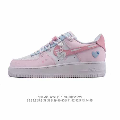 耐克 Nike Air Force 1 '07 Low 2025新年新款 蛇年限定 空军一号含气垫 解构绑带 双鞋带 小白鞋 低帮百搭厚底增高休闲运动板鞋。柔软