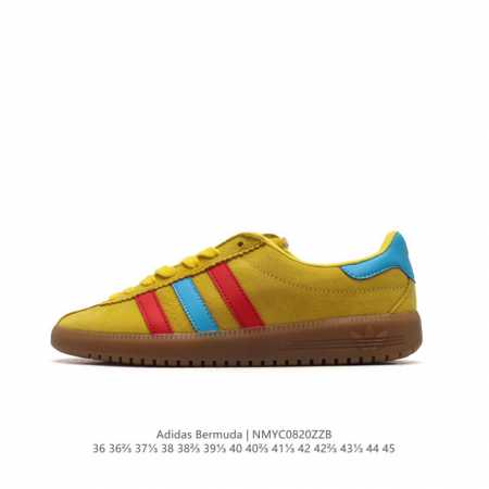 阿迪达斯 Adidas 德训鞋系列 清新 马卡龙 造型！阿迪达斯全新三叶草 Bermuda 运动板鞋悄悄上架！近期，Adidas Originals Bermu - 点击图像关闭