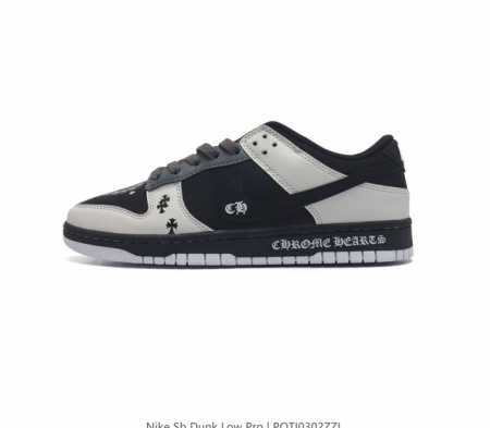 真二层 耐克 Nike Sb Dunk Low Pro 男 女滑板鞋 经典复古运动鞋 采用天然皮革 经久耐穿 塑就如元年款 Dunk 般的复古质感 鞋头透气孔 - 点击图像关闭