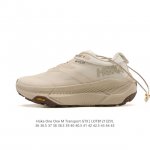新品公司级 Hoka One One 新款减震透气运动慢跑鞋 简约时尚休闲 男女款冬户外畅行防水徒步鞋Transport Gtx 舒适登山鞋这款跑鞋采用先进的3