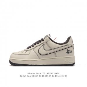 公司级 Af1耐克 Nike Air Force 1 ‘07 Low 空军一号 厚底增高百搭运动板鞋 原楦头原纸板 打造纯正空军版型，专注外贸渠道 全掌内置蜂窝