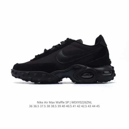 新品公司级 耐克 Nike Air Max Waffle Sp Action Green 休闲跑步鞋华夫饼Sp发售！Fv6946-301这款鞋款融合了Air M - 点击图像关闭