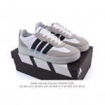 公司级 阿迪达斯 Adidas Barreda 考拉派对 复古休闲 清新 舒适百搭 德训鞋 T字头 防滑耐磨 低帮 板鞋 男女款运动鞋。鞋头加宽设计提升了穿着舒