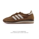 阿迪达斯Adidas Sl 72 Shoes 经典复古薄底运动鞋 T头鞋 三叶草复古休闲跑步鞋休闲运动鞋 这款经典运动鞋携复古型格，来访你的活力日常 采用舒爽帆