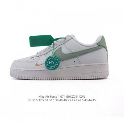 公司级 Hy版本 Af1耐克 Nike Air Force 1 07 Low 空军一号 小白鞋 厚底增高百搭休闲运动板鞋 原楦头原纸板 打造纯正空军版型 专注外