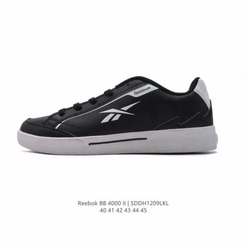 Reebok锐步官方男款 Bb 4000 Ii 经典复古运动篮球板鞋百搭青春篮球鞋，采用真皮材质，鞋舌内里皮革材质，质感柔软，鞋底耐磨，整体材质优良，上脚舒适，