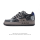 公司级 新款 Af1耐克 Nike Air Force 1 ‘07 Low 空军一号 解构绑带 双鞋带 气垫厚底增高百搭运动板鞋 原楦头原纸板 小白鞋 打造纯正