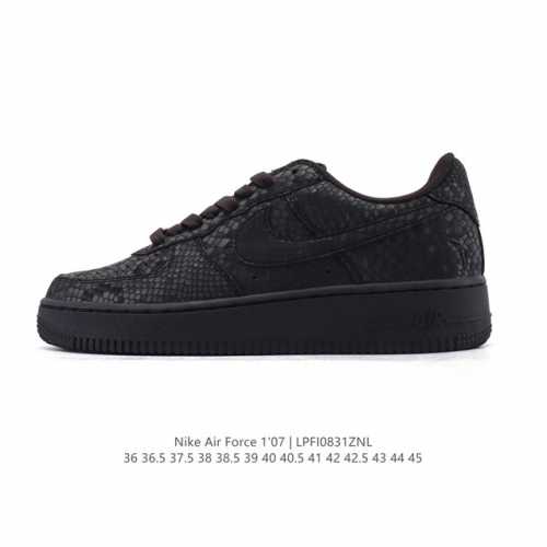 公司级 新款 Af1耐克 Nike Air Force 1 ‘07 Low 空军一号 气垫厚底增高百搭运动板鞋 原楦头原纸板 小白鞋 打造纯正空军版型，专注外贸
