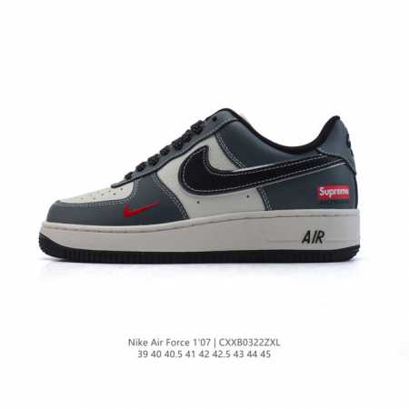 160 【头层皮】耐克 Nike Air Force 1 '07 Low 空军一号含气垫 小白鞋 低帮百搭厚底增高休闲运动板鞋。柔软、弹性十足的缓震性能和出色的 - 点击图像关闭
