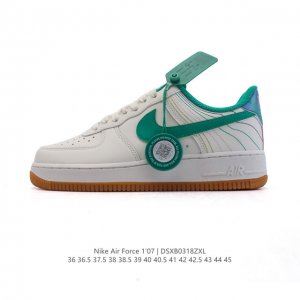 160 【特价】【附赠送Logo清洁刷】Af1耐克 Nike Air Force 1 ‘07 Low 空军一号厚底增高百搭休闲运动板鞋 原楦头原纸板 打造纯正空