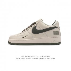 公司级 新款 Af1耐克 Nike Air Force 1 ‘07 Low 空军一号 气垫厚底增高百搭运动板鞋 原楦头原纸板 小白鞋 打造纯正空军版型，专注外贸