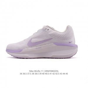 耐克 Nike 2025新款Zoom Winflo 11运动休闲轻便缓震气垫跑步鞋公路跑步鞋 飞线贾卡轻质透气休闲运动鞋。无论你是习惯每周畅跑的经验跑者，还是希