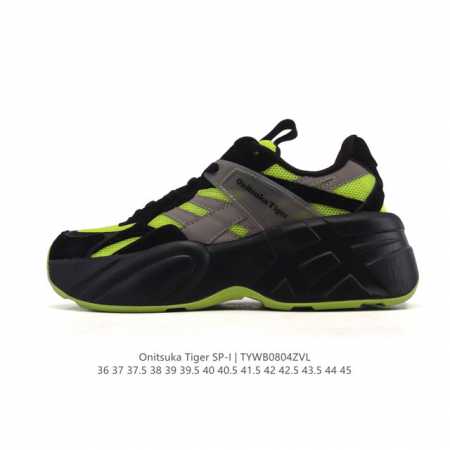 公司级 亚瑟士Onitsuka Tiger鬼塚虎Sp-I 经典复古舒适轻便运动休闲跑步鞋 厚底增高鞋 真标 带半码 选用优质皮革加透气织物网面料，舒适度和质感都 - 点击图像关闭