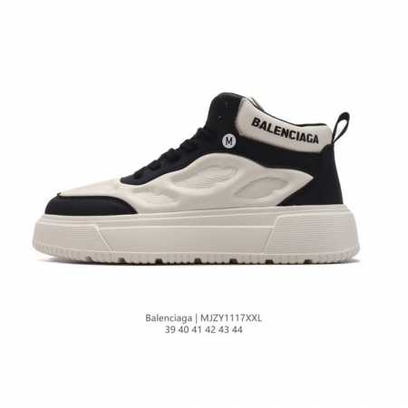 公司级 潮奢 巴黎世家 Balenciaga 小红书爆款靴子 男士中帮短靴 小白鞋 气垫厚底增高板鞋老爹鞋运动鞋，Balenciaga 最新爆款低帮系带休闲运动 - 点击图像关闭