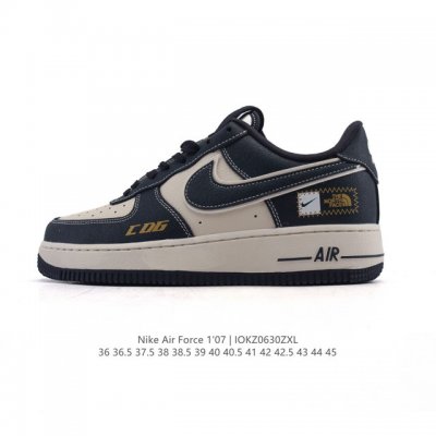 耐克 Nike Air Force 1 '07 Low 空军一号含气垫 小白鞋 低帮百搭厚底增高休闲运动板鞋。柔软、弹性十足的缓震性能和出色的中底设计，横跨复古