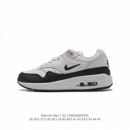 真标 耐克 Nike Air Max 1 男女子运动鞋 从法国建筑中汲取设计灵感，兼具运动风范和时尚格调，是此系列起初搭载 Air 的鞋款。疾速外观、经典缓震配 - 点击图像关闭