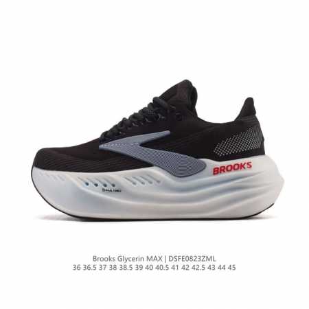 新品公司级 布鲁克斯 Glycerin Max 超级甘油:舒适的增高神器！Brooks Glycerin Max是一款极具突破性的顶级缓震运动跑鞋，由百年专业跑 - 点击图像关闭