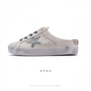 golden Goose Deluxe Brand Sstar来自意大利Ggdb脏出天际的小脏鞋 包头半拖运动鞋 潮复古板鞋 一脚蹬休闲拖鞋 宋仲基欧巴各种剧照