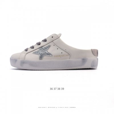 golden Goose Deluxe Brand Sstar来自意大利Ggdb脏出天际的小脏鞋 包头半拖运动鞋 潮复古板鞋 一脚蹬休闲拖鞋 宋仲基欧巴各种剧照