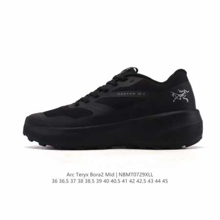 公司级 Arc‘Teryx 始祖鸟 Bora2 Mid 男女同款多功能徒步鞋户外运动鞋，这款Bora2是Bora的旗舰款，低帮设计，数字2说明此款为内外靴可分离 - 点击图像关闭