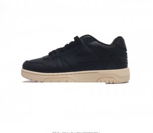 当红美潮 设计师独立品牌off-White C O Virgil Abloh Out Of Office Low-Top Leather Ow联名 箭头off-