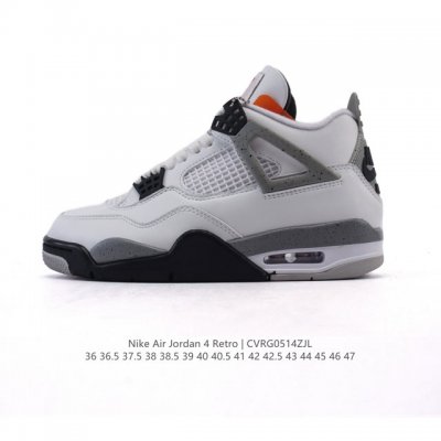公司级 真标 耐克 Nike Air Jordan 4 Retro Og迈克尔 乔丹Aj4代乔4 中帮复古休闲运动文化篮球鞋。秉承轻量化的速度型篮球鞋设计思想完