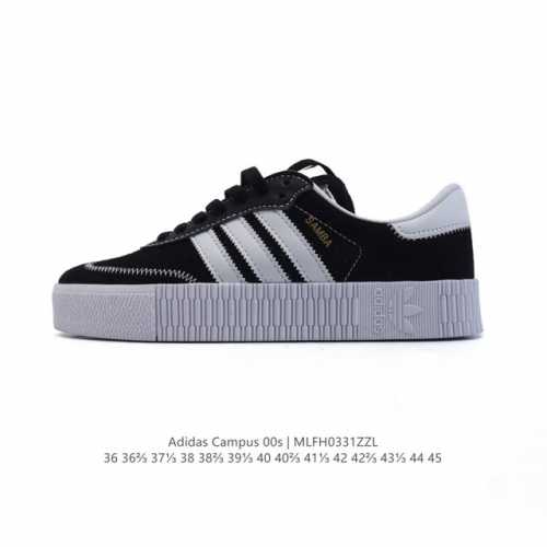 Adidas阿迪达斯.三叶草Campus 00S 面包鞋复古休闲板鞋。千禧回潮！Adidas Campus 00S 经典再现！面包化的Campus鞋款在今年受到