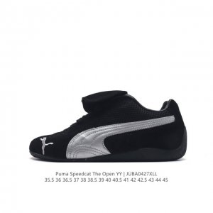 Puma 彪马 采用轻量冲孔呼吸皮革材质鞋面，中底eva缓震组合耐磨橡胶外底 宝马赛道精神街头风，联乘著名全球汽车制造bmw宝马赛车运动系列 X Puma Ro