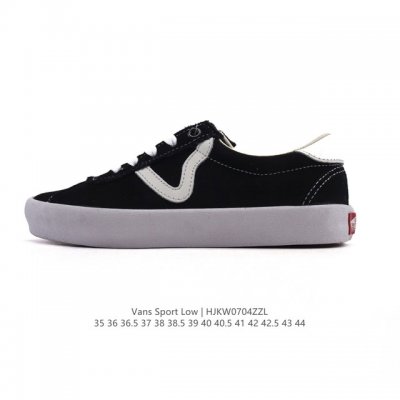 Vans 万斯 范斯Vans Sport Low运动系列复古低帮硫化滑板板鞋 经典低帮运动休闲鞋滑板鞋帆布鞋 男女鞋真标硫化工艺，原装铝楦数据开发鸟嘴楦型版本夏