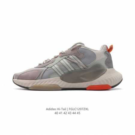 Adidas 泡泡鞋 阿迪达斯三叶草hi-Tail男复古网面经典运动鞋厚底老爹鞋。这款adidas Hi-Tail经典鞋，展现90年代末至21世纪初的时尚风范。 - 点击图像关闭