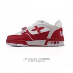 公司级 Lv Skate Sneaker 路易威登 2025年新款运动板鞋 蛇年限定 春夏秀场初次亮相 此次以粒面牛皮革焕新呈现 加垫鞋领和鞋舌援引滑板鞋设计