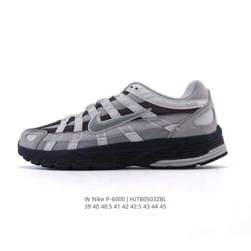 耐克 Nike 男子休闲运动鞋P-6000Premium 轻便舒适透气防滑缓震耐磨跑步鞋。P-6000 是一款植根于 0 年代风格的混合款式，让人想起去年再次流